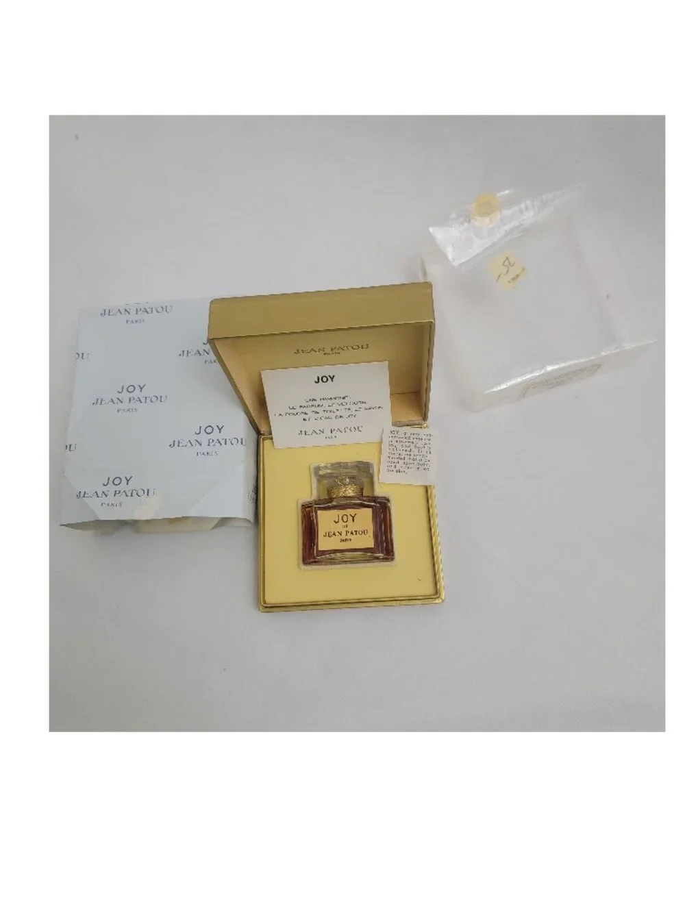 JEAN PATOU Joy Parum 1104 1/2 fl oz .5 fl oz Vintage Box - Picture 1 of 11